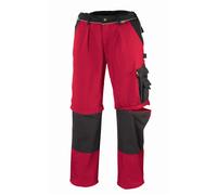 teXXor Pantaloni in tela 2 in 1 Tobago rosso/nero 60