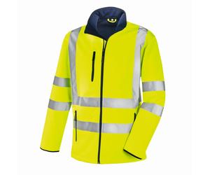 teXXor Scommessa Warningrsgiacca softshell protettiva Niagara giallo fluorescente 3XL
