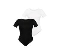 TEYLI Body 'Shirty' nero / offwhite Donna TEYLI XS nero / offwhite
