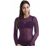 Teyli Maglia Trasparente Donna - Maglia Elegante in Rete, Ideale per Serate e Occasioni Speciali, Comoda e Adatta a Diversi Stili di Abbigliamento. Viola S