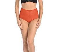 Teyli Mutande Donna - Slip da Donna in Rete - Taglio Classico. Rosso XXL