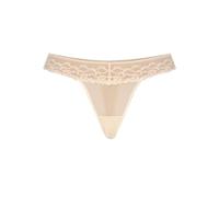 Teyli Perizoma Classico da Donna - Elegante, Leggero e Confortevole, enfatizzando sottilmente la Silhouette in Maglia con Un Tocco di Pizzo. Beige XL