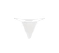 Teyli Perizoma Donna - Tanga Classico con Pannello in Rete Delicata. Bianco XXL