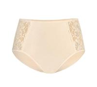 Teyli Slip A Vita Alta da Donna in Morbido Cotone Traspirante. Elegante E Confortevole, di Alta qualità, Perfetto per Ogni Look E Occasione, con Inserti in Pizzo sui Lati. Beige XL