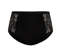 Teyli Slip A Vita Alta da Donna in Morbido Cotone Traspirante. Elegante E Confortevole, di Alta qualità, Perfetto per Ogni Look E Occasione, con Inserti in Pizzo sui Lati. Nero S