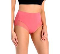 Teyli - Slip Donna a Vita Alta in Cotone - Comfort per Tutto Il Giorno. Coral L