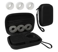 Teyomi Custodia compatibile con Phomemo D30 D35, per NELKO P21, per NIIMBOT D110, per etichettatrice JADENS D110 con 3 rotoli di nastro per etichette (carta etichettata 12 mm x 40 mm), custodia rigida