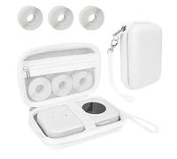 Teyomi Custodia compatibile con Phomemo D30 D35, per NELKO P21, per NIIMBOT D110, per etichettatrice JADENS D110 con 3 rotoli di nastro per etichette (carta etichettata 12 mm x 40 mm), custodia rigida