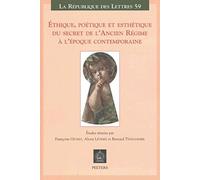 Teyssandier B. Éthique, poétique et esthétique du secret de l'Ancien (Tascabile)