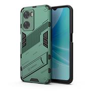 TEYYOS Cover per Oppo A57 4G/Oppo A57s, Custodia Protettiva con Supporto, Robusto Antiurto TPU Dual Layer Armour Case - Verde