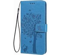 TEYYOS Custodia Folio per Realme C75 4G, Cover in PU/TPU Pelle Flip Portafoglio con Contanti e Schede Slot, Telefono Case Custodie - Blu