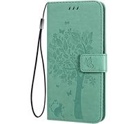 TEYYOS Custodia Folio per Xiaomi Redmi Note 14 Pro 5G, Cover in PU/TPU Pelle Flip Portafoglio con Contanti e Schede Slot, Telefono Case Custodie - Verde