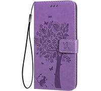 TEYYOS Custodia Folio per Xiaomi Redmi Note 14 Pro Plus 5G/Note 14 Pro+, Cover in PU/TPU Pelle Flip Portafoglio con Contanti e Schede Slot, Telefono Case Custodie - Viola chiaro
