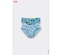Tezenis 2 Paia Slip Cotone Bimbo Marvel Avengers Bambino Blu Taglia 12-13