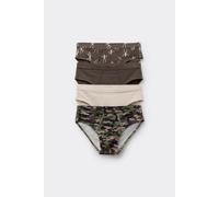 Tezenis 4 Paia di Slip Bimbo in Cotone Stampato Bambino Stampa Taglia 2-3 A (92-98 cm)