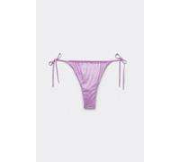 Tezenis Bikini Brasiliano Fianchetti Sottili Shiny Glam Lilla Donna Viola Taglia M