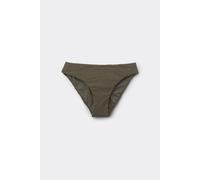 Tezenis Bikini Slip Classico Crinkle Dune Donna Verde Taglia L