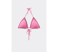 Tezenis Bikini Triangolo Leggermente Imbottito Craft Touch Donna Rosa Taglia 4