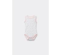 Tezenis Body Bebè Spalla Larga in 100% Cotone Stampato Bianco Taglia 0-3