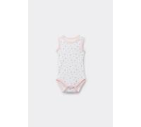 Tezenis Body Bebè Spalla Larga in 100% Cotone Stampato Bianco Taglia 9-12