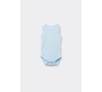 Tezenis Body Neonato Spalla Larga in 100% Cotone Tinta Unita Azzurro Taglia 12-18
