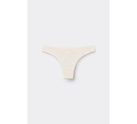 Tezenis Brasiliano in Cotone Organico Tinta Unita Donna Avorio Taglia L