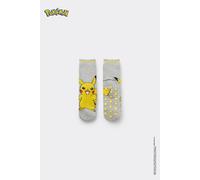 Tezenis Calzini Antiscivolo con Stampa Pokemon Bimbo Bambino Grigio Taglia 28-30