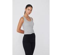 Tezenis Canotta in Cotone Organico Spalla Larga Scollo Stondato Donna Grigio Taglia M