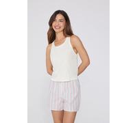 Tezenis Canotta Spalla Larga in Cotone Donna Bianco Taglia M