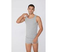 Tezenis Canotta Spalla Larga in Cotone Organico Elasticizzato Uomo Grigio Taglia S