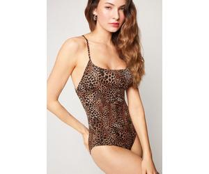 Tezenis Costume Intero Brassiere Savage Sun Donna Marrone Taglia M