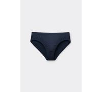 Tezenis Costume Slip Basic Microfibra Tinta Unita Uomo Blu Taglia L