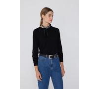 Tezenis Maglia Pesante Manica Lunga Girocollo con Lana Donna Nero Taglia M