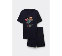 Tezenis Pigiama Corto Cotone Stampa Superhero Uomo Nero Taglia S