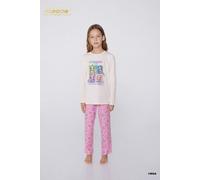 Tezenis Pigiama Lungo Cotone Bimba Rainbow High Bambina Avorio Taglia 8-9