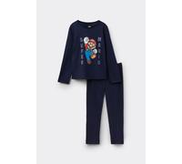 Tezenis Pigiama Lungo in Cotone Stampa Super Mario Bambino Blu Taglia 8-9
