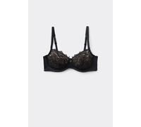 Tezenis Reggiseno Balconcino Paris Dark Romance Donna Nero Taglia 3D