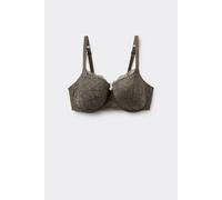 Tezenis Reggiseno Balconcino Pizzo Riciclato Full Coverage Prague Donna Verde Taglia 2C