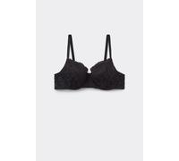 Tezenis Reggiseno Balconcino Prague Full Coverage Eternal Cotton Donna Nero Taglia 5C