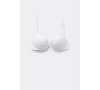 Tezenis Reggiseno Super Push-up in Pizzo Riciclato Los Angeles Donna Bianco Taglia 1B