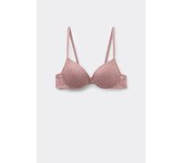 Tezenis Reggiseno Super Push-up in Pizzo Riciclato Los Angeles Donna Rosa Taglia 2B