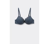 Tezenis Reggiseno Super Push-up Los Angeles Light Touch Donna Grigio Scuro Taglia 4B