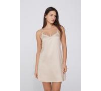 Tezenis Sottoveste Raso e Pizzo Donna Avorio Taglia M