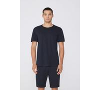 Tezenis T-Shirt in Cotone Fiammato con Taschino Uomo Blu Taglia S