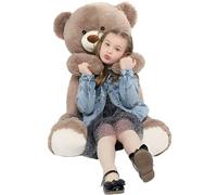 Tezituor Grande orsacchiotto, peluche gigante da 101 cm, morbido regalo per San Valentino, Natale, compleanno.