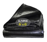 TEZONG - Telone impermeabile resistente e impermeabile, 1,8 x 1,8 m, 12 mm, multiuso, per esterni, per pioggia di emergenza, mobili da patio, tetto, campeggio, auto, piscina