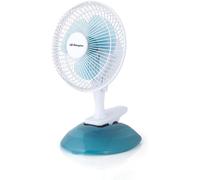 TF 0219 - Ventilatore Da Tavolo 2 in 1, Con Clip E Da Tavolo, Potenza 8 W, 2 Vel