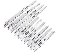 TF - Set di 10 lame per sega a sciabola, lame di ricambio universali in acciaio al carbonio (240 mm 150 mm) per il taglio di metallo/legno