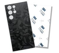 TF Skins Adatto per Samsung Galaxy S22 Ultra Skin Pellicola protettiva per la parte posteriore, dall'aspetto elegante, protezione dai graffi (Shadow Black)