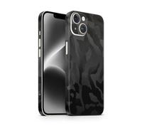 TF Skins Skin adatta per iPhone 14 Skin/pellicola protettiva per il retro e i lati in aspetto elegante, con protezione per fotocamera da graffi (Shadow Black)